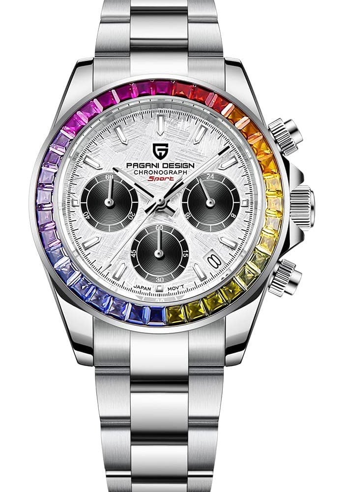 Pagani Design PD1676 Men's Sapphire Sports Quartz Chronograph Watch - Image 1